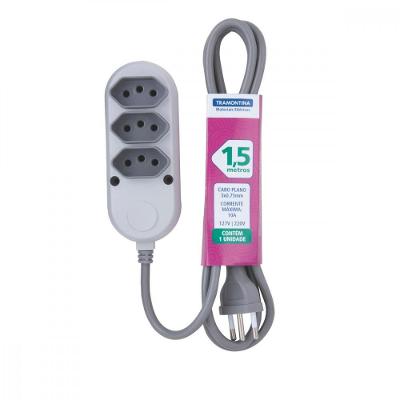 Extensão Múltipla 3 Tomadas 2p+t 10 A 250 V Tramontina 1,5M