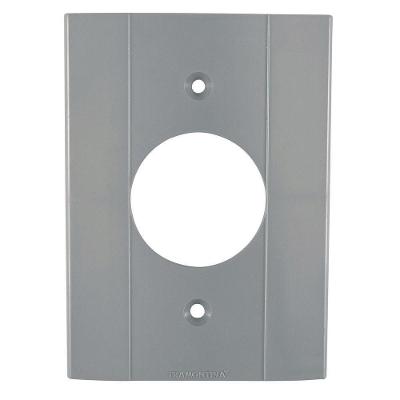 Tampa 1 Posto Redondo Para Conduletes Plastibox