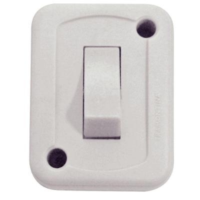 Interruptor De Sobrepor 1 Tecla Simples 10A 250 V Branco