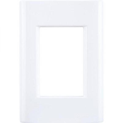 Placa 3 Postos 4x2 Tramontina Giz Branca