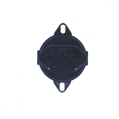 Tomada 2p+t Tramontina 10 A 250 V Preta