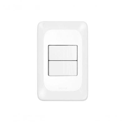 Interruptor Pial Pop 2 Simples 4X2 Lgx101 C/Placa