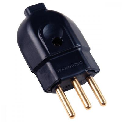 Plugue Macho 2p+t 20 A 250 V Tramontina Preto