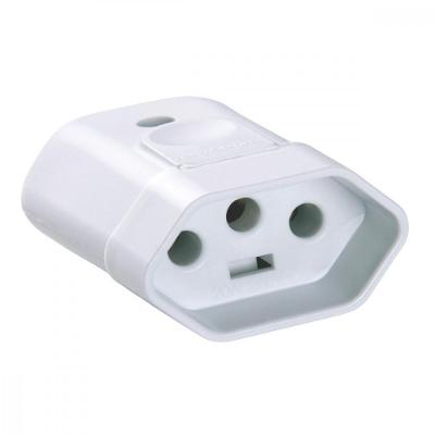 Plugue Fêmea 2p+t 250 V 20 A Tramontina Branco
