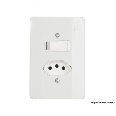 Interruptor 1Simp+1Tom 2P+T C/Pl 10A/250 39045Str-E9Pbm