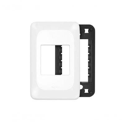 Pial Pop Modulo Placa+Suporte 2 Postos 4X2 Lgp22