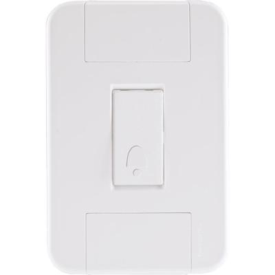 1 Pulsador Campainha 10 A 250v Tablet Branco