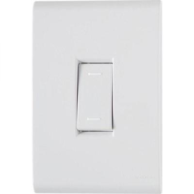 Conjunto 4X2 Com 1 Interruptor Paralelo Liz 10 A 250V Branco