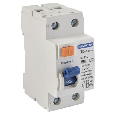 Interruptor Tdr-80 2P 80 A 30 Ma 6 Ka Tramontina
