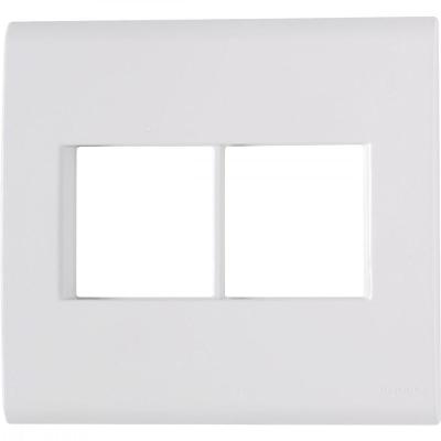 Placa 4 Postos 4x4 Tramontina Liz Branca