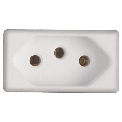 Módulo Para Tomada 2p+t Tramontina Izyflat 20 A 250 V Branco Tramontina