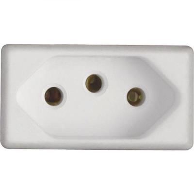 Módulo Tomada 2p+t Tramontina 10 A 250 V Branco