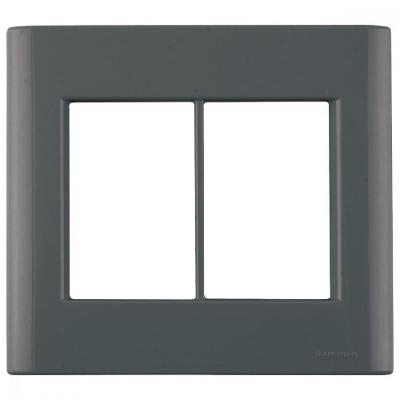 Placa 6 Postos 4x4 Tramontina Giz Grafite