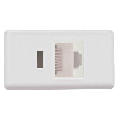 Módulo Tomada Tramontina Izyflat Rj 45 Cat.6 Branco Tramontina