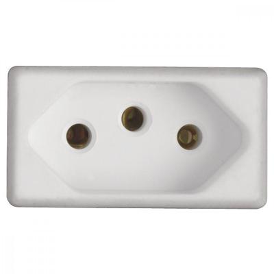 Módulo para Tomada 2p+t Tramontina Izyflat 20 A 250 V Branco