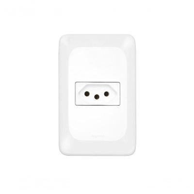 Tomada Pial Pop 2P+T 10A 4X2 Lgx030 C/Placa