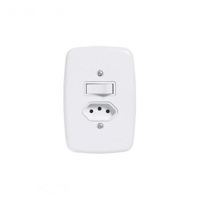 Interruptor Br 1 Simp+Tom 2P+T C/Pl 20A 250V 3216 C/12Pcs