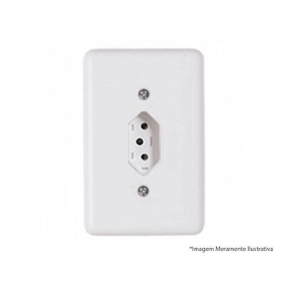 Tomada Ilumi Stylus Bip 2P+T C/Pl 10A 250V 20140