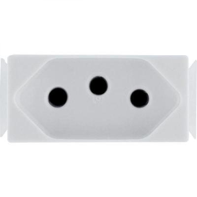 Módulo para Tomada 2p+t Tramontina Aria 10 A 250 V Branco