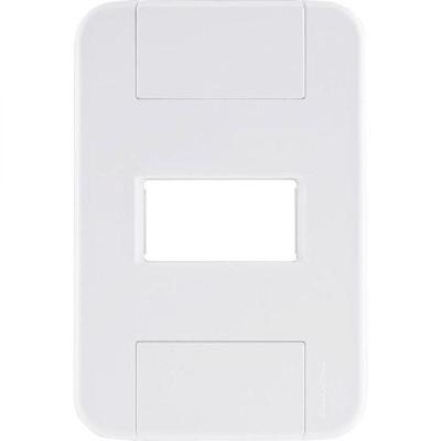 Placa 1 Posto Horizontal 4x2 Tramontina Tablet Branca
