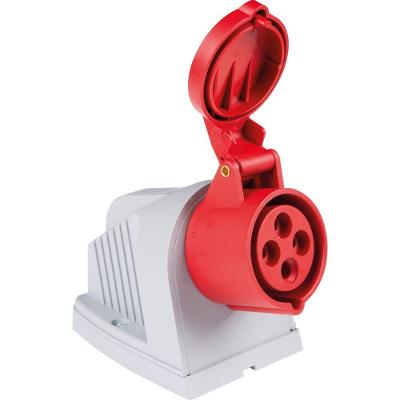 Tomada de Sobrepor Industrial 3p+t 16 A 380-415 Vca 6 H