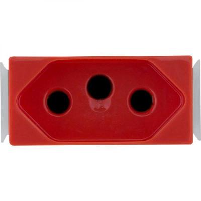 Módulo para Tomada 2p+t Tramontina Aria 20 A 250 V Vermelho
