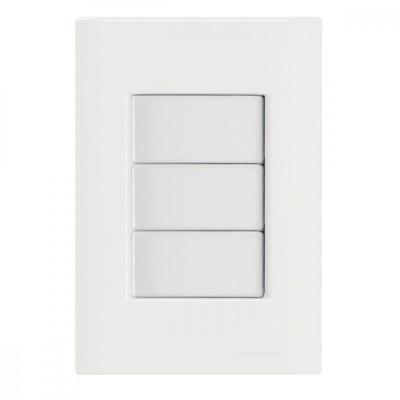 Conjunto 4X2 Cego Tramontina Giz Branco