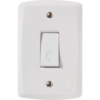 Conjunto 4X2 Com 1 Pulsador Campainha 10 A 250 V Lux2 Branco