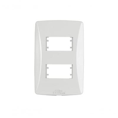 Modulo Petra Placa 4X2 2 Mod Dist Horiz 82004 C/10Pcs
