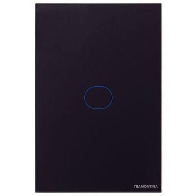 Interruptor Touch Wi-fi Smart Tramontina Preto Com 1 Canal
