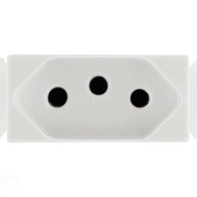 Módulo Tomada 2p+t Tramontina Aria 10 A 250 V Branco Tramontina