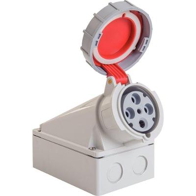 Tomada De Sobrepor Industrial 3p+t 63 A 380-415 Vca 6 H Tramontina Tramontina