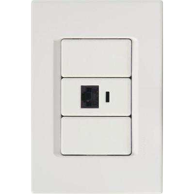 Conjunto 4x2 - 1 Tomada Rj 45 (cat. 5e) Tramontina