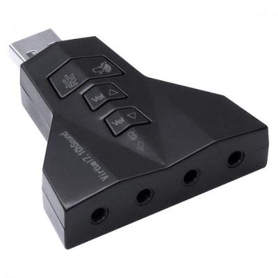 Adaptador Placa Som Usb 4 Portas P2 Compativel Ps3 A4pusbm