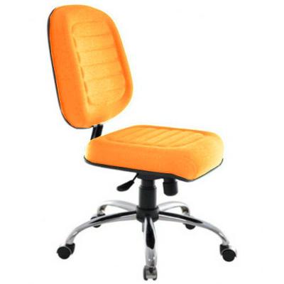 Cadeira Para Escritório Diretor Gomada Linha Blenda Laranja