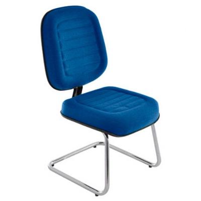 Cadeira Diretor Para Escritório Cromada Linha Blenda Azul