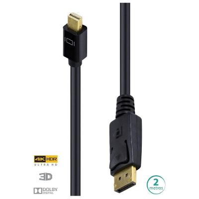 Cabo Displayport X Mini Displayport Ultra Hd 60Hz 2 Metros D