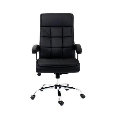 Cadeira De Escritório Presidente Bump Preto Preto