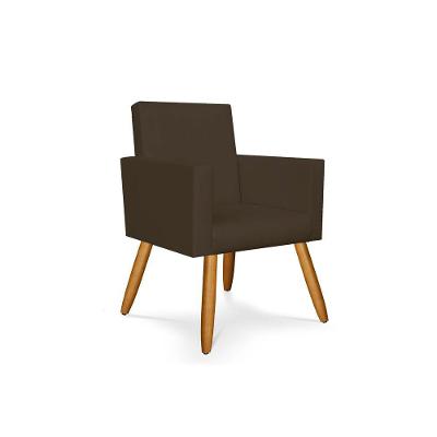 Cadeira Poltrona Para Escritório - Marrom