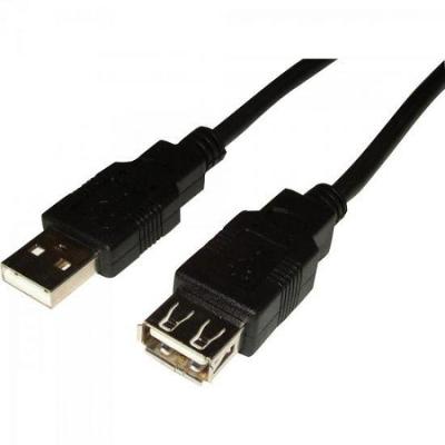 Cabo Extensor Usb 2.0 A Macho X Usb 2.0 A Femea 10m Preto