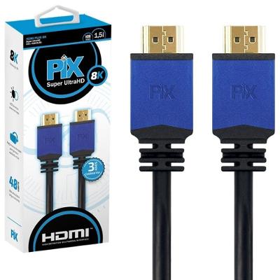 Cabo Hdmi 2.1 8k Hdr 3 Metros Pix