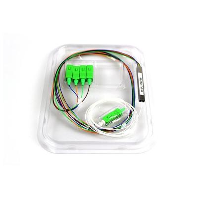 Cabo Optico Evus Splitter Plc 1x4 Sc/ Apc 1m G657a1