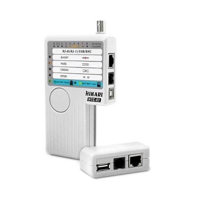Testador De Cabos Multifuncional Htc-41 Cnectores Rj-45/Rj-1