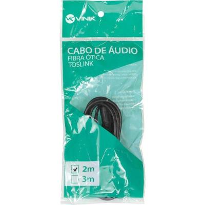 Cabo Optico de Audio Toslink 2 Metros Atc-2