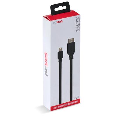 Cabo Mini Displayport Macho Para Hdmi 2.0 Macho 2 Metros