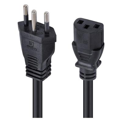 Cabo De Forca Tripolar Para Fonte 3X0,75 Mm 250V - 50 Cm