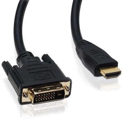 Cabo Hdmi 1.4 Macho X Dvi 24 1 Macho com Filtro 1,80 Metros