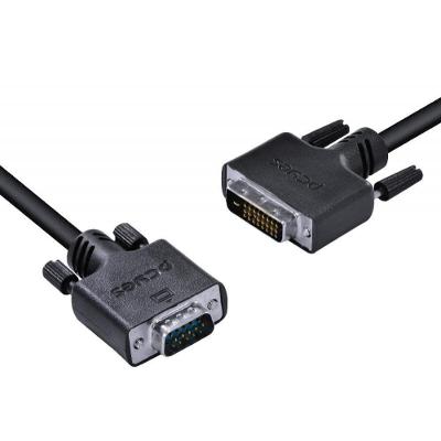Cabo Dvi-i 24+5 Para Vga 15 Pinos Macho 2 Metros Pdvm15-2
