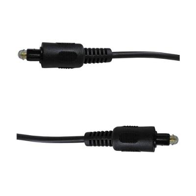 Cabo Óptico Áudio Digital Toslink 2 Metros 4mm Premium Quality