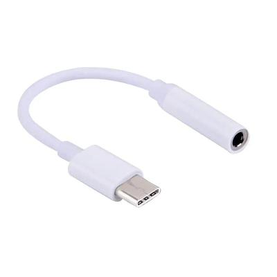 Adaptador De Fone De Ouvido Tipo C 3.5mm P2 Branco Cabo Type C